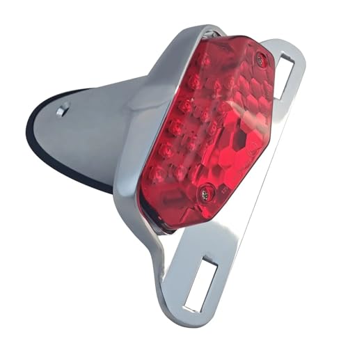 Ampia gamma di applicazioni: la luce di segnalazione per moto ha un'ampia gamma di applicazioni. Può essere utilizzata sulla maggior parte delle motociclette. Accompagnerà la tua pedalata e migliorerà la sicurezza di guida. È molto pratica.