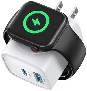 PD 20W USB C Charger Block for Apple Watch,3-in-1 Charging Statio...