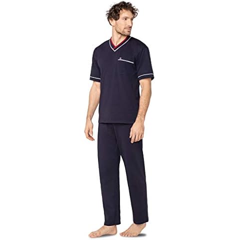 e.VIP Ralph SL 883 - Pijama para hombre (algodón y modal) marine XXXL Cover