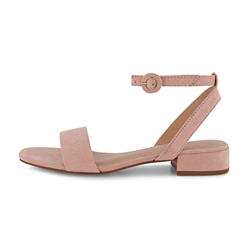 CUSHIONAIRE Women's Nobu one band low block heel sandal +Wide Widths Available2