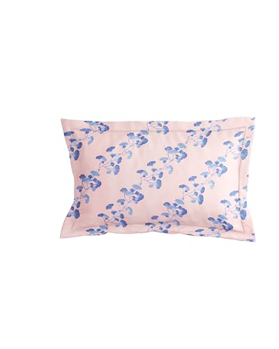 Image of RD TREND Presents Luxurious Glace Cotton Super Soft 210 TC 360 Elastic Fitted Bedsheets Single Bed Size (72 x 48 x 8 Inch) with 1 Pillow Cover Size (28 x18), Color- Pink, Floral