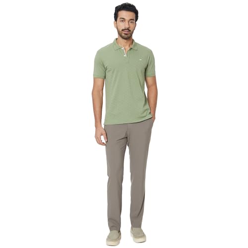 Image of MUFTI Mens Polo Collar Half Sleeve Slim Fit T-Shirts