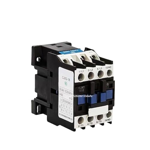 Contactor AC 220V CJX2-1801 NC de 18A para carril DIN industrial 3