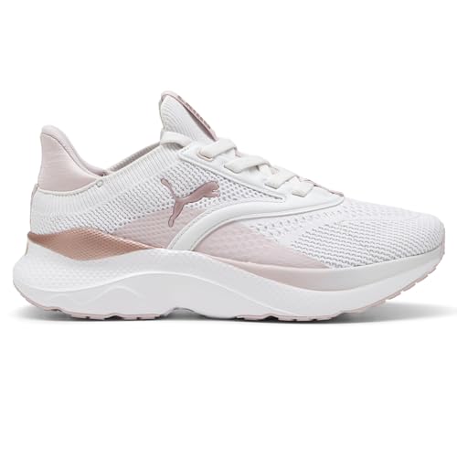 PUMA Womens Softride Mayve Running Sneakers Shoes - Pink, White - Size 7 M