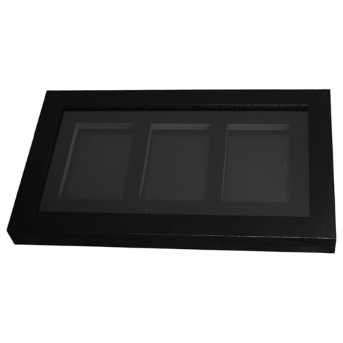 Vitrine d'exposition de table et murale en fibreboard pour cartes de sport