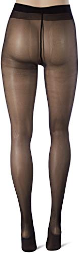 Women's Satin Sheer to Waist 40 Denier Tights Nero X-Large4
