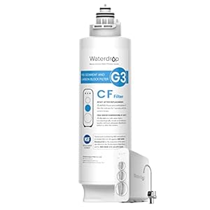 Waterdrop WD-G3-N1CF Filter, Levensduur 6 Maanden, Vervanging voor WD-G3-W Omgekeerde Osmose Systeem