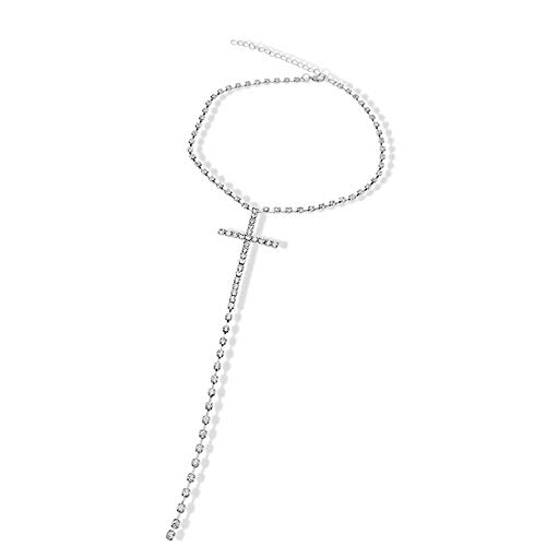 N/T Taladro de Agua Artificial Collar de Flores Huecas Collar de Cadena Cuello Cuello Cuello Sexy