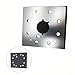 PETiB Sander Pad and Backing Plate 1/4 151280-00 Quarter Sheet Replacement for BD5000 DW411 DW412 D26441 Power Tool Accessories with 8 Hole Square Sanding Pad Metal