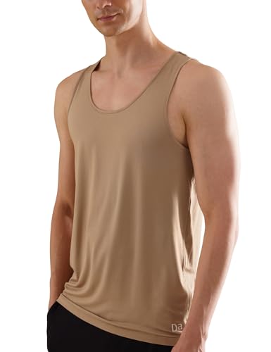 DAMENSCH Neo-Skin Round Neck Vest, Anti-Bacterial, Thermoregulating, Bamboo Spandex Shape Retaining Baniyan for Man, Soft and Sustainable Inner for Men