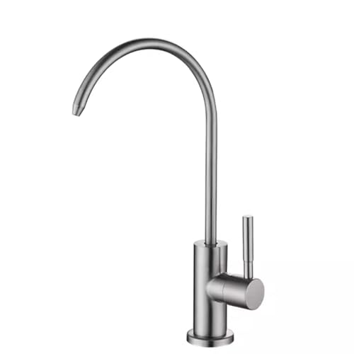 Robinet eau filtrée inox froid cuisine évier acier inoxydable brossé