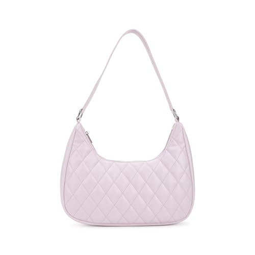 Image of Fastrack Quilted Crush Shoulder Bag | Faux-Leather Women's Bag | Zipper Closure with Silver Strap Accents & Utility Pockets | Gifts for Women