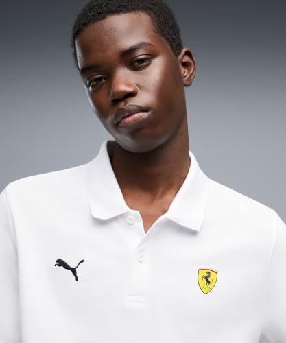 PUMA Scuderia Ferrari F1 Herren Classic Polo - Weiß - Größe: M – Ansicht 2