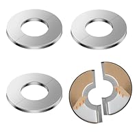 2 Coperture Cromate Per Fori Da 42 Mm - In Acciaio Inox, Per Rubinetti, Tubi E Valvole, Design A 2 Pezzi - Foto 9