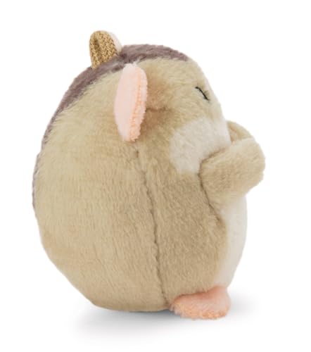 NICI My Mochi Kuscheltier Hamster Hamps Hellbraun 5cm beige - Stofftier aus weichem Plüsch, niedliches Plüschtier zum Kuscheln und Spielen, für Kinder & Erwachsene, tolle Geschenkidee