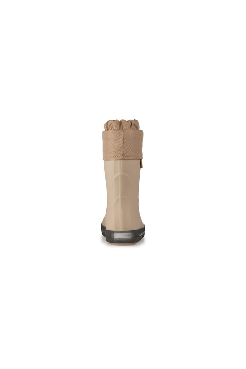 DUNLOP Puddle Jumper - Botas Impermeables para Niños y Niñas – Botas de Agua y Nieve Aisladas - Beige – Tallas 35/36