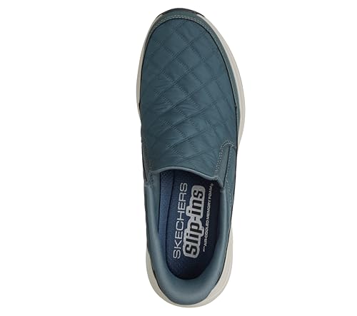 Skechers Homme Contour Foam NORDAIN Baskets Slate CozypolyDuraleather - vue 4