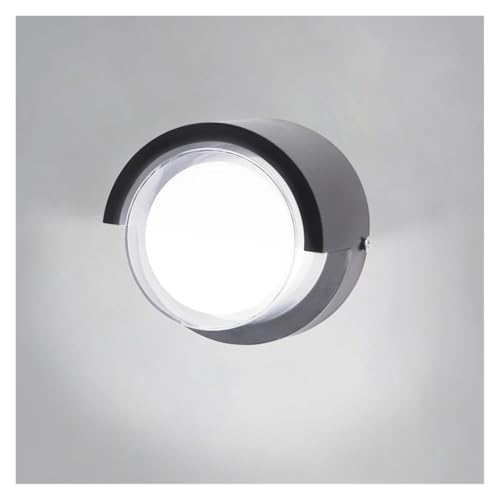 Iluminación exterior de pared redonda contra humedad IP65 foco LED 10W 2