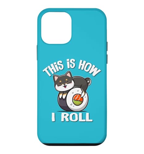 Cute Kids Japanese Kawaii Sushi This Is How I Roll Shiba Inu �X�}�z�P�[�X iPhone 12 mini �p