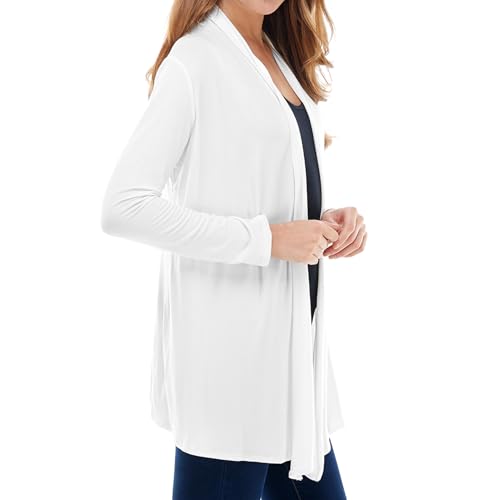 Image of Azules Long Sleeve Womens Cardigan, Thin Flowy Rayon Sweater Lightweight Cardigan for Casual or Dressy Outfits