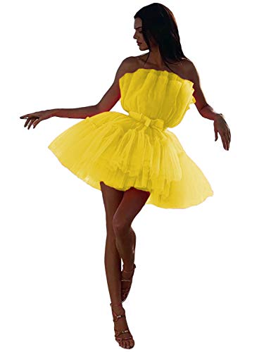 yellow hoco dresses 2019