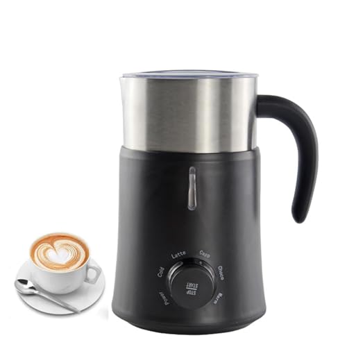 FfiMe Electric Milk Frother & Steamer - Automatic Hot and Cold Frothing for Coffee, Lattes, Cappuccinos, and More