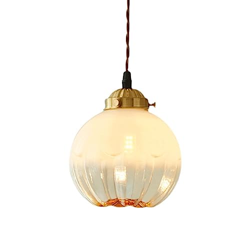 Iluminación decorativa de cristal E27 que soluciona techos apagados 2
