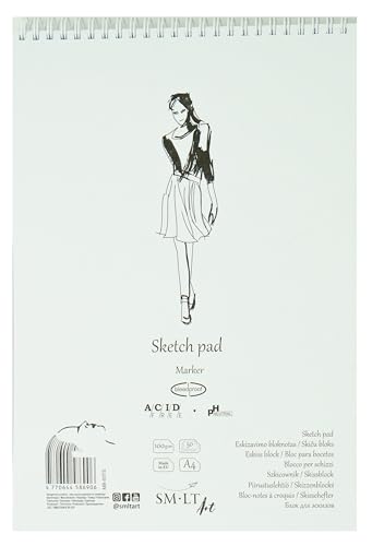 SM. LT MB 50ts Sketching Pad A4 Pad – White