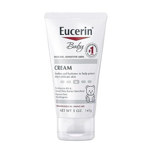 Eucerin Baby Cream - Pack Of 3, Hypoallergenic & Fragrance Free, Gentle Every Day Lotion For Sensitive Skin -5 Ounce (Pack Of 3) #TOP3