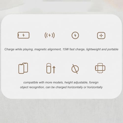 Support de téléphone sans fil pour bureau chargeur induction 15W