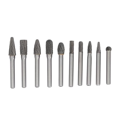 Set de 10 Fresas Rotativas de Carburo de Tungsteno miniatura 2