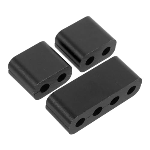 Mikikit 3 Pcs Automotive Wire Separator Kit Durable Aluminum Alloy Clips for Efficient Electrical Cord Management for Car Modifications and Wiring Organization