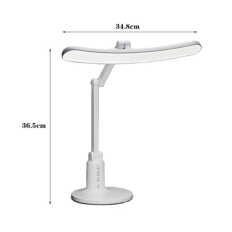 Lampe de bureau Lampe de bureau LED, lampe de bureau à commande tactile, 3 modes de couleur, 4 niveaux de luminosité, lampe de table de protection des yeux avec port de chargement USB, minuterie autom