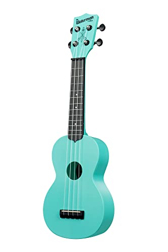 Kala KA-WMG-BL-S – Waterman, ukulélé soprano – Aqua Mist Glow in the Dark - Les Beatles, Paul McCartney, John Lennon, RIngo Starr, George Harrison Kala KA-WMG-BL-S - Waterman, ukulélé soprano - Aqua Mist Glow in the Dark – Image 5