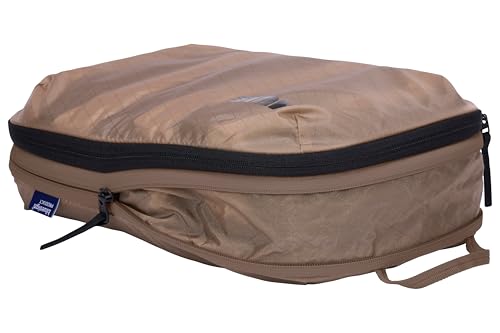 Image of Thule Compression Packing Cube Set, Includes Size Small & Medium, Semitransparent Fabric, Easy to Pack