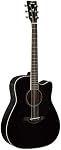 Yamaha FSX820C Small Body Solid Top Cutaway Acoustic-Electric Guitar, Natural