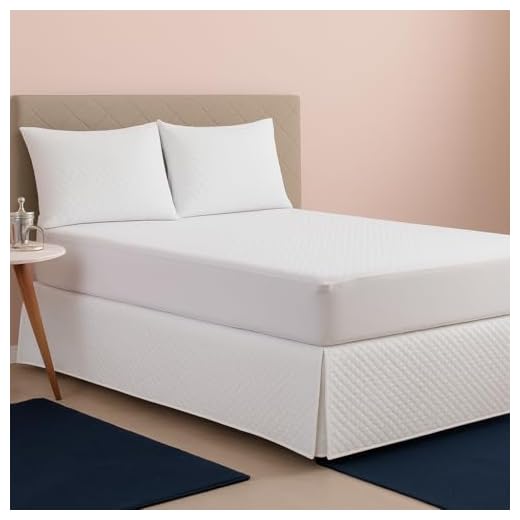 Kit Capa Impermeável Protetora para Colchão Queen + 02 Protetores Impermeáveis para Travesseiro - 4 Camadas de Proteção - Respirável e Não faz barulho - (Branco, Queen)
