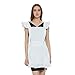 TOPTIE Delantal Blanco Vintage para Mujer, Delantales de Cocina de algodón para Halloween, Ideal para cocinar y Trabajar
