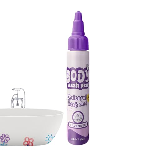Kasmole Crayones De Ducha - 30ml Rotulador Educativo Lavable - Juguetes de Baño para Niños,Para Niños Y Para Niñas Juego De Arte Tiempo De Juego Baño Azulejos Pared Pintura Preescolar