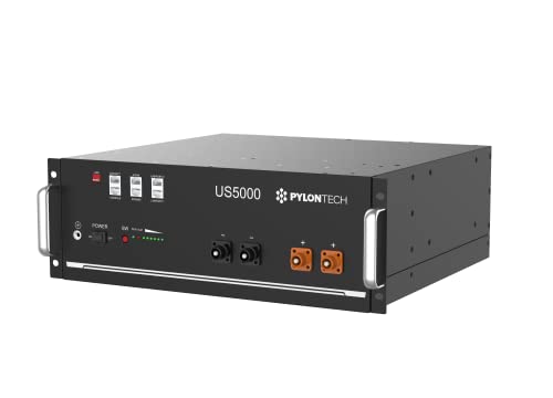 Pylontech US5000 Batería de iones de litio 4,8 kWh 100 Ah 48 V por Voltacon Solar Off Grid Hybrid and Wind