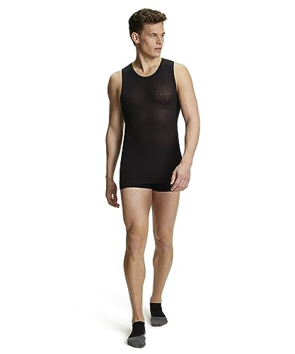 FALKE Herren Baselayer-Unterwäsche Ultralight Cool M Bx Funktionsmaterial schnelltrocknend 1 Stück, Schwarz Black 3000, L