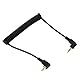 ECSiNG 1 Stück 2,5 Mm auf C1 Kamera-Fernbedienungs-Auslöserkabel Kamera-Anschlussstecker Kompatibel mit Canon T8i T7i T6S T6i T5i T5 T4i Kompatibel mit PowerShot G16 G15-Kameras