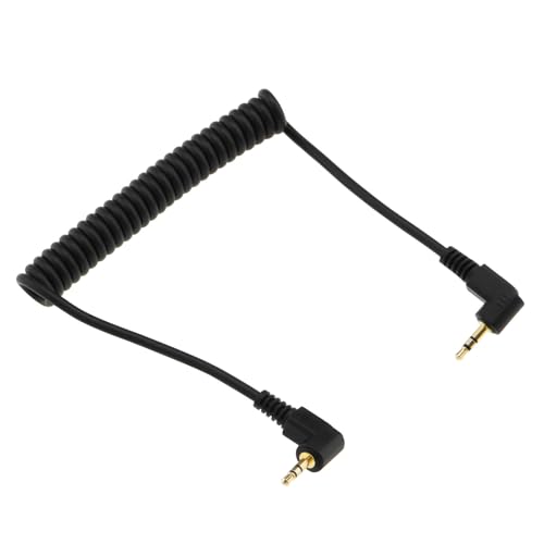 ECSiNG 1 Pièce Câble de Déclenchement de Télécommande d'appareil Photo 2,5 Mm vers C1 Prise de Connexion d'appareil Photo Compatible avec Canon T8i T7i T6S T6i T5i Compatible avec PowerShot G16 G15