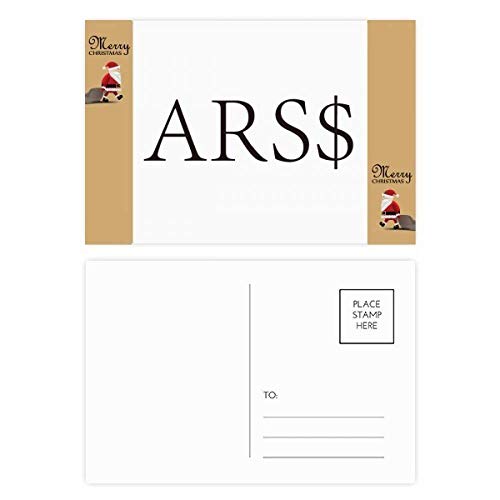 Cartes postales Peso argentin Père Noël (lot de 20) pour correspondance