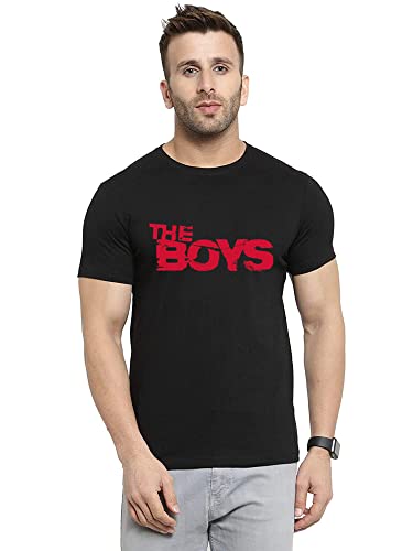 Image of Mens Cotton Printed T-Shirt The Boys