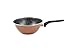 MAGEFESA Rame Copper Wok 20, Acciaio smaltato vetrificato, induzione e lavastoviglie, Metallo Antiaderente