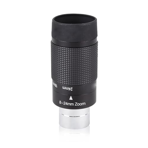 Ocular zoom 8-24 mm para telescopio astronómico con óptica totalmente multicapa de 1,25"