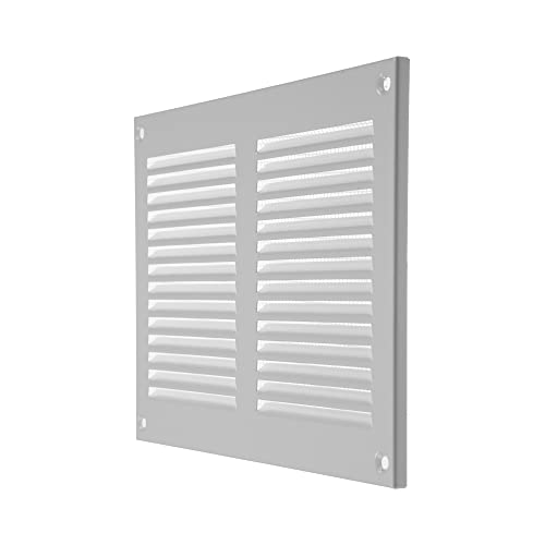 8" x 6" Inch / 200 x 150 mm White Air Vent Cover, Steel Return Air Grilles, for Ceiling and Sidewall, HVAC - Image 3
