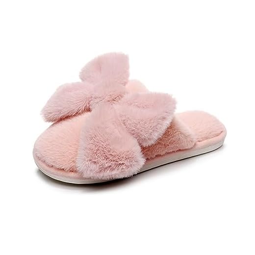 YEKIM Zapatillas de algodón para mujer en invierno Zapatillas cálidas de felpa para mujer en otoño e invierno, h, H