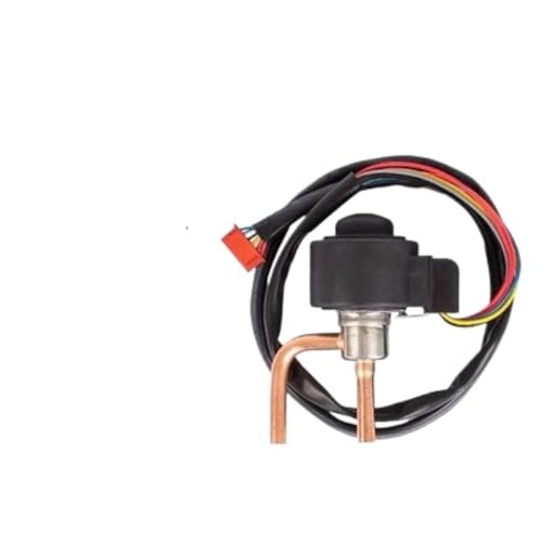 Sanhua DPFシリーズ電子膨張弁、DC12V 5/6ライン可変周波数調整弁、エアコン冷凍メンテナンス部品、R22 / R404 / R134a冷媒と互換性があります。(DPF(TS1)1.3C-6 wires)